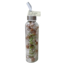 CONFITERIA BOTELLA DE VIDRIO CON LOGOTIPO 250 ML DULCES CAFÉ 60 UNIDADES